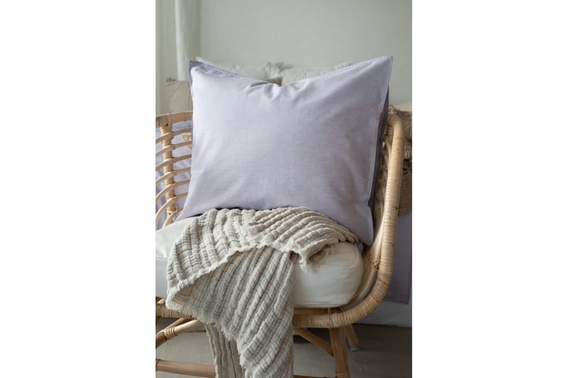 Dynetrekksett Enkeltseng 2-Delers Vasket - Lilla - Tekstiler - Sengetøy - Sengetøysett & dynetrekksett