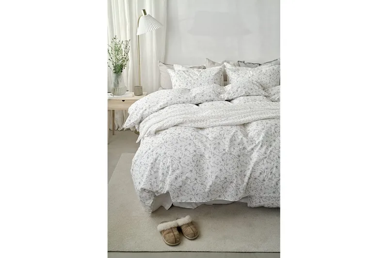 Dynetrekksett Enkeltseng 2-Delers Vilja - Blå - Tekstiler - Sengetøy - Sengetøysett & dynetrekksett