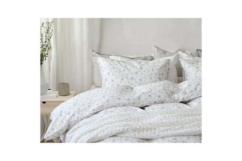 Dynetrekksett Enkeltseng 2-Delers Vilja - Blå - Tekstiler - Sengetøy - Sengetøysett & dynetrekksett