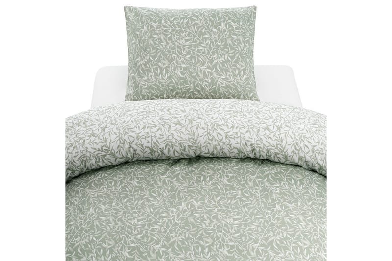 Dynetrekksett Enkeltseng 2-Dels Garden, Grønn