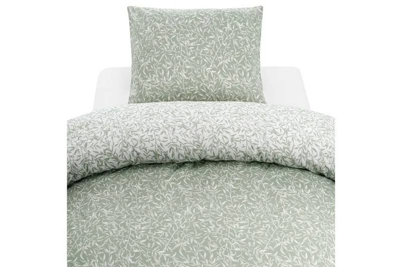 Dynetrekksett Enkeltseng 2-Dels Garden, Grønn