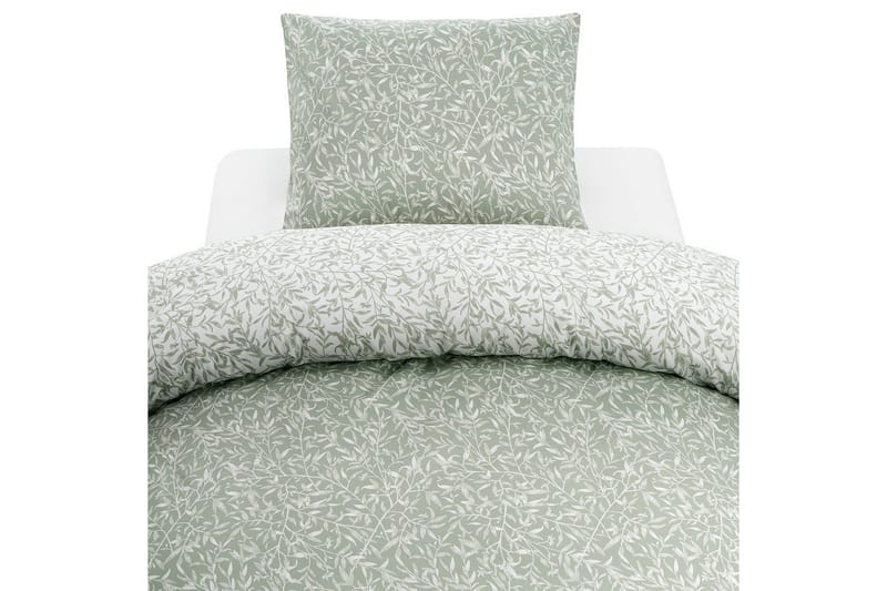 Dynetrekksett Enkeltseng 2-Dels Garden, Grønn