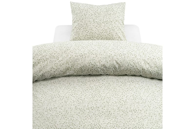 Dynetrekksett Enkeltseng 2-Dels Hedda - Grønn - Tekstiler - Sengetøy - Sengetøysett & dynetrekksett