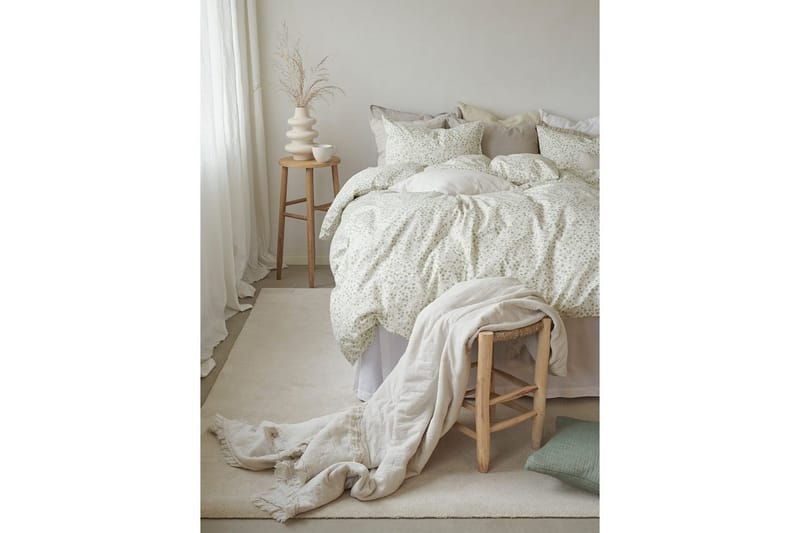 Dynetrekksett Enkeltseng 2-Dels Hedda - Grønn - Tekstiler - Sengetøy - Sengetøysett & dynetrekksett