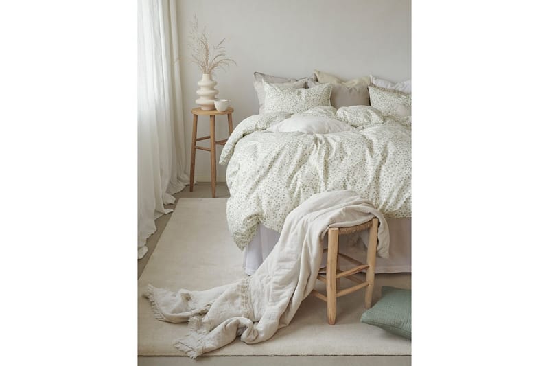 Dynetrekksett Enkeltseng 2-Dels Hedda - Grønn - Tekstiler - Sengetøy - Sengetøysett & dynetrekksett