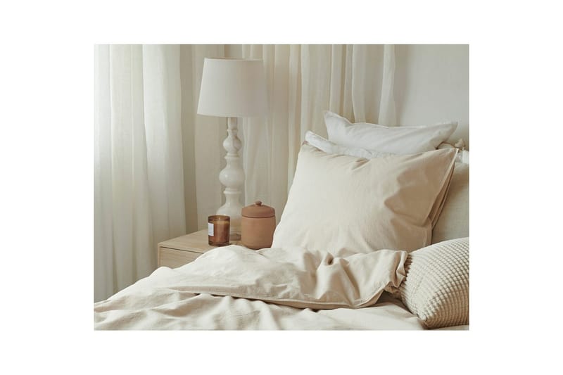 Dynetrekksett Enkeltseng 2-Dels Humble - Beige - Tekstiler - Sengetøy - Sengetøysett & dynetrekksett