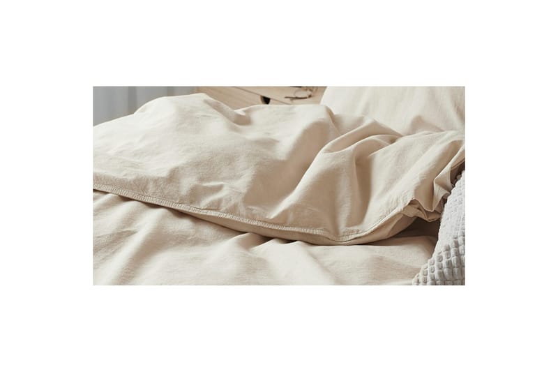 Dynetrekksett Enkeltseng 2-Dels Humble - Beige - Tekstiler - Sengetøy - Sengetøysett & dynetrekksett