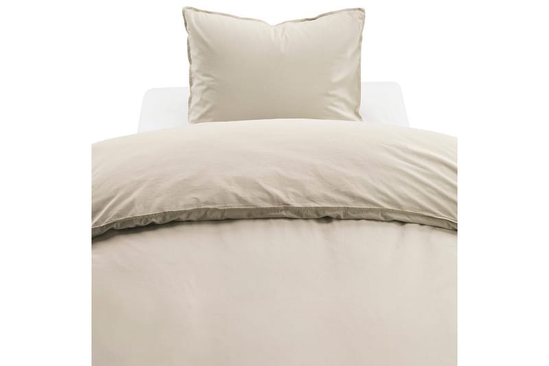 Dynetrekksett Enkeltseng 2-Dels Humble, Beige
