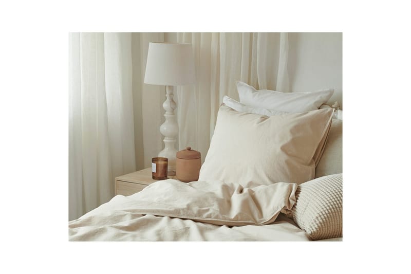 Dynetrekksett Enkeltseng 2-Dels Humble - Beige - Tekstiler - Sengetøy - Sengetøysett & dynetrekksett