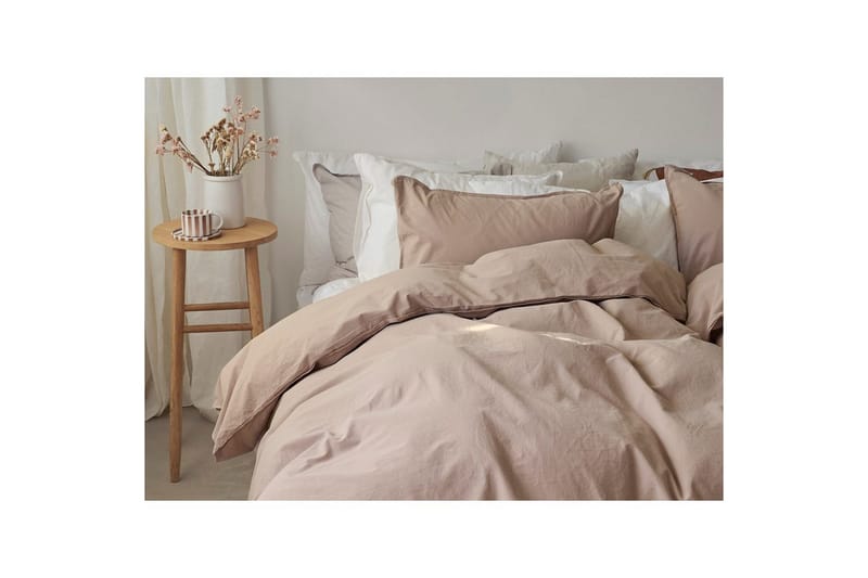 Dynetrekksett Enkeltseng 2-Dels Humble - Brun - Tekstiler - Sengetøy - Sengetøysett & dynetrekksett