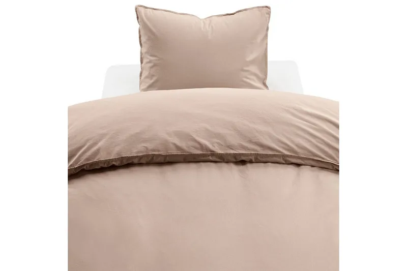 Dynetrekksett Enkeltseng 2-Dels Humble - Brun - Tekstiler - Sengetøy - Sengetøysett & dynetrekksett