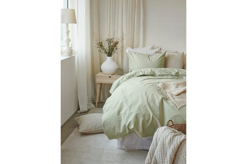 Dynetrekksett Enkeltseng 2-Dels Humble - Grønn - Tekstiler - Sengetøy - Sengetøysett & dynetrekksett