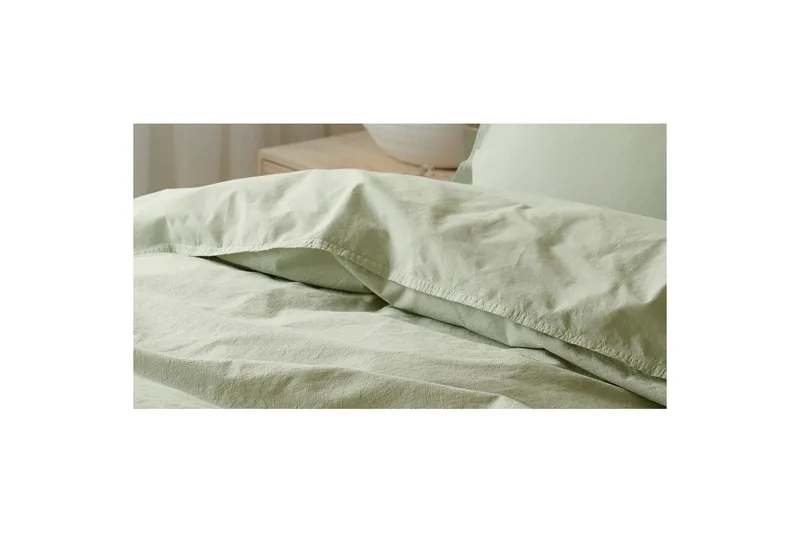 Dynetrekksett Enkeltseng 2-Dels Humble - Grønn - Tekstiler - Sengetøy - Sengetøysett & dynetrekksett