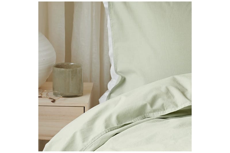 Dynetrekksett Enkeltseng 2-Dels Humble - Grønn - Tekstiler - Sengetøy - Sengetøysett & dynetrekksett