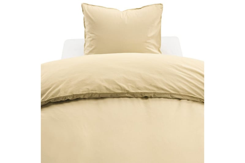 Dynetrekksett Enkeltseng 2-Dels Humble - Gul - Tekstiler - Sengetøy - Sengetøysett & dynetrekksett