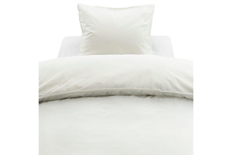 Dynetrekksett Enkeltseng 2-Dels Humble, Hvit