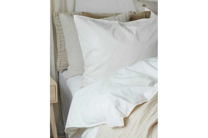 Dynetrekksett Enkeltseng 2-Dels Humble - Hvit - Tekstiler - Sengetøy - Sengetøysett & dynetrekksett