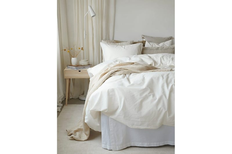 Dynetrekksett Enkeltseng 2-Dels Humble - Hvit - Tekstiler - Sengetøy - Sengetøysett & dynetrekksett