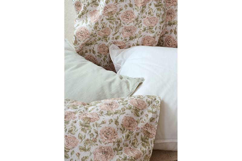 Dynetrekksett Enkeltseng 2-Dels Irma Flower Rosa - Tekstiler - Sengetøy - Sengetøysett & dynetrekksett