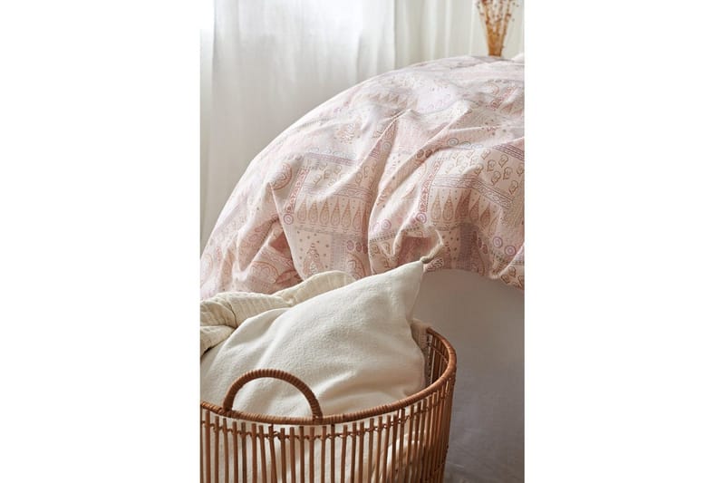 Dynetrekksett Enkeltseng 2-Dels Jasmine Fersken - Tekstiler - Sengetøy - Sengetøysett & dynetrekksett