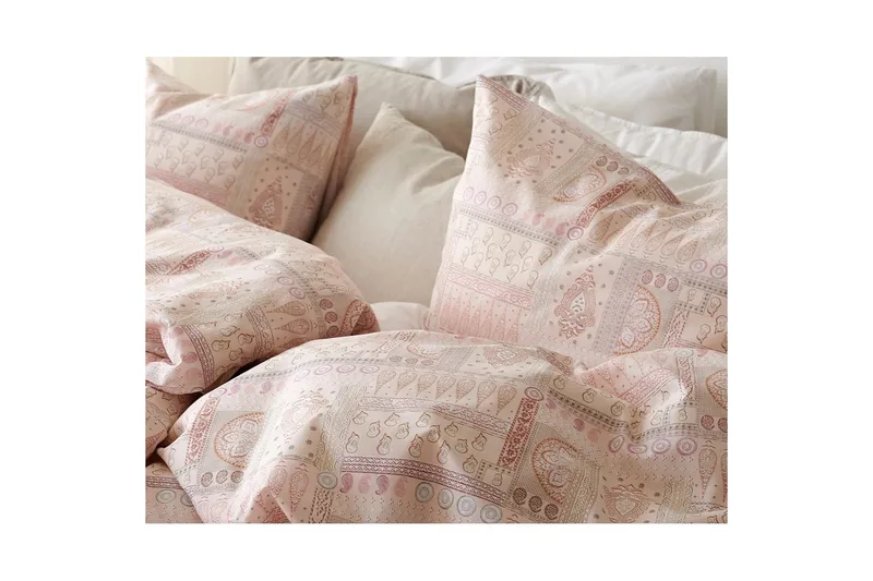 Dynetrekksett Enkeltseng 2-Dels Jasmine Fersken - Tekstiler - Sengetøy - Sengetøysett & dynetrekksett