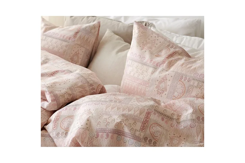 Dynetrekksett Enkeltseng 2-Dels Jasmine Fersken - Tekstiler - Sengetøy - Dyne