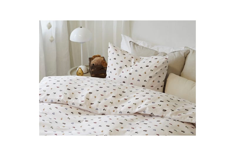 Dynetrekksett Enkeltseng 2-Dels John Beige - Tekstiler - Sengetøy - Dyne