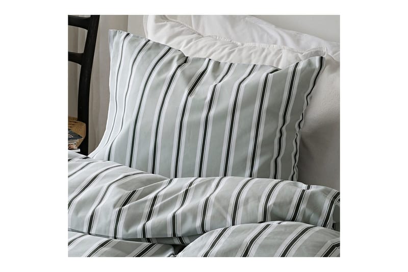 Dynetrekksett Enkeltseng 2-dels Sunnan Rand - Grønn - Tekstiler - Sengetøy - Sengetøysett & dynetrekksett