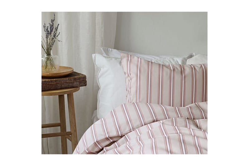 Dynetrekksett Enkeltseng 2-dels Sunnan Rand - Rosa - Tekstiler - Sengetøy - Sengetøysett & dynetrekksett