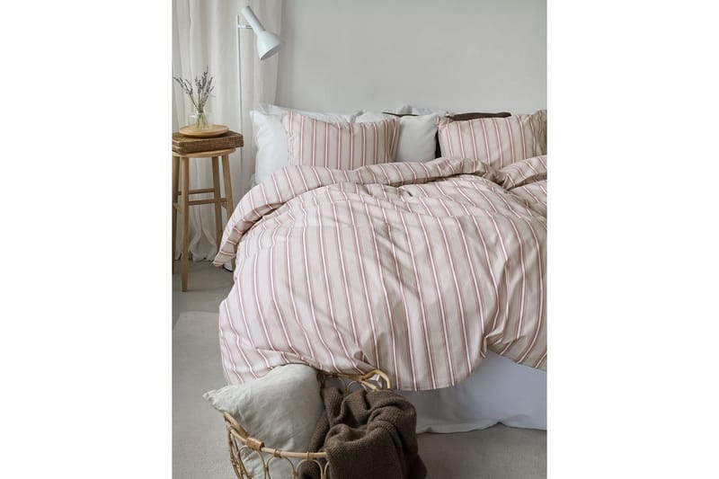 Dynetrekksett Enkeltseng 2-dels Sunnan Rand - Rosa - Tekstiler - Sengetøy - Sengetøysett & dynetrekksett