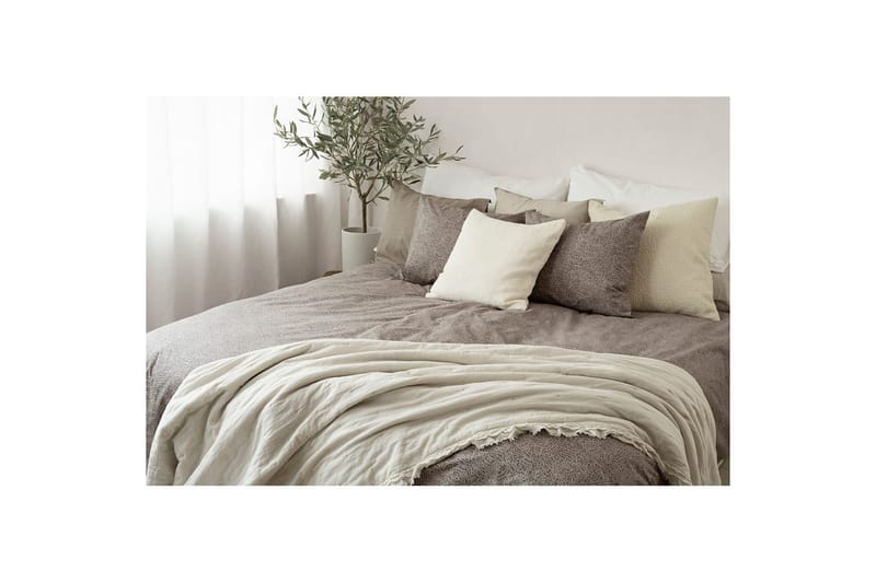 Dynetrekksett Enkeltseng 2-dels Sylvi - Brun - Tekstiler - Sengetøy - Sengetøysett & dynetrekksett