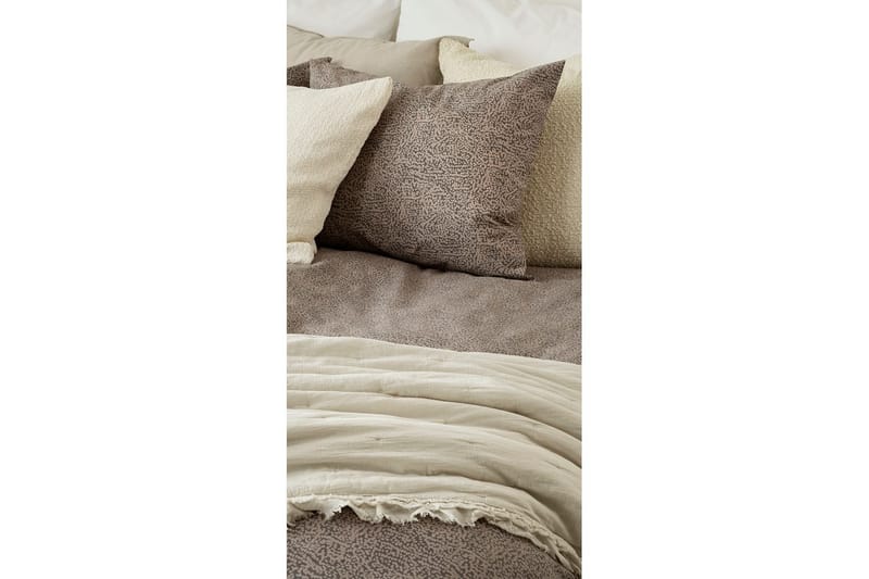 Dynetrekksett Enkeltseng 2-dels Sylvi - Brun - Tekstiler - Sengetøy - Sengetøysett & dynetrekksett