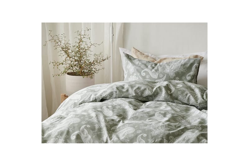 Dynetrekksett Enkeltseng 2-dels Tilly - Grønn - Tekstiler - Sengetøy - Sengetøysett & dynetrekksett