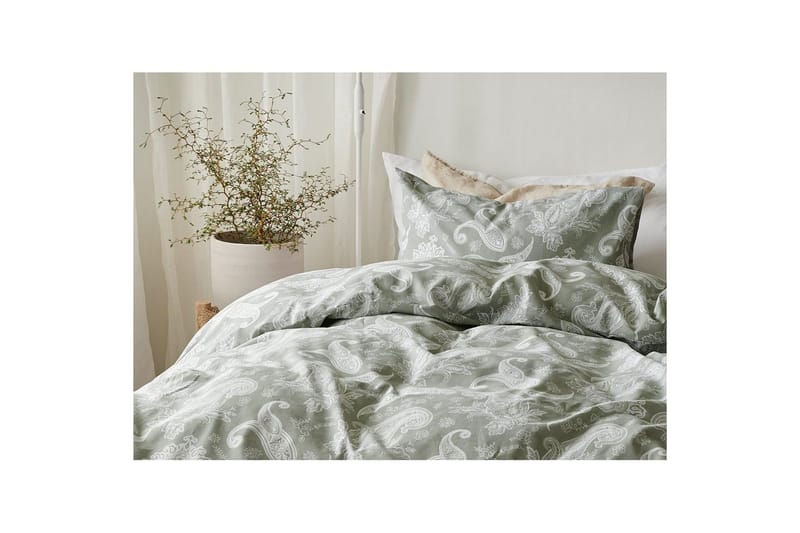 Dynetrekksett Enkeltseng 2-dels Tilly - Grønn - Tekstiler - Sengetøy - Sengetøysett & dynetrekksett