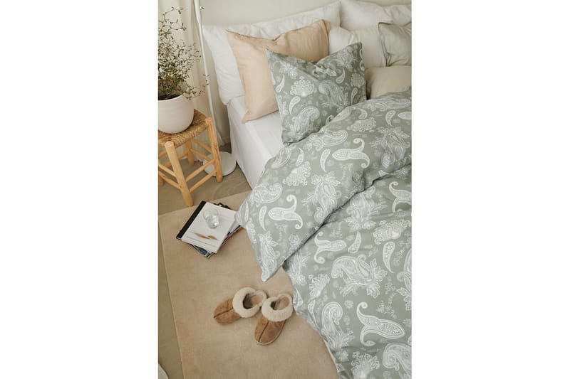 Dynetrekksett Enkeltseng 2-dels Tilly - Grønn - Tekstiler - Sengetøy - Sengetøysett & dynetrekksett