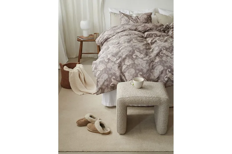 Dynetrekksett Enkeltseng 2-dels Tilly Sand - Tekstiler - Sengetøy - Sengetøysett & dynetrekksett