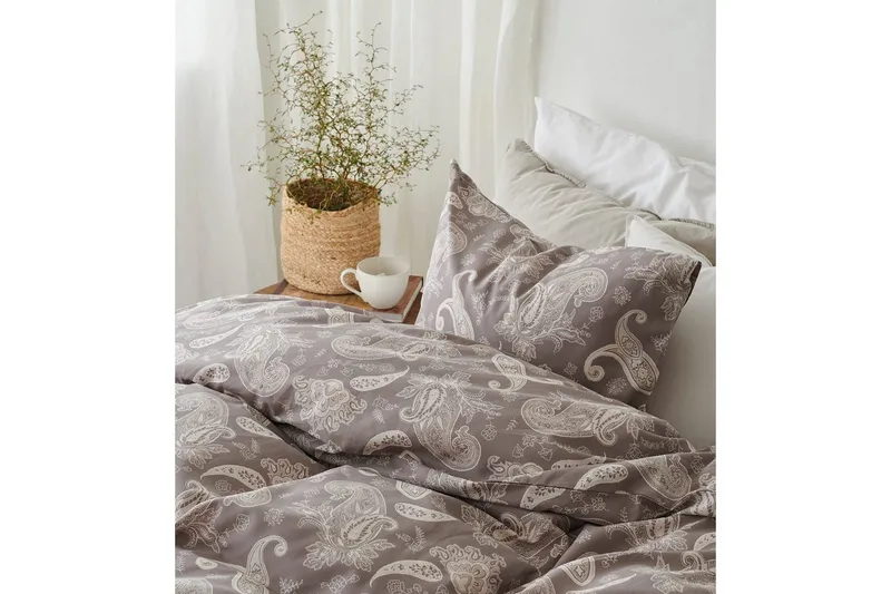 Dynetrekksett Enkeltseng 2-dels Tilly Sand - Tekstiler - Sengetøy - Sengetøysett & dynetrekksett