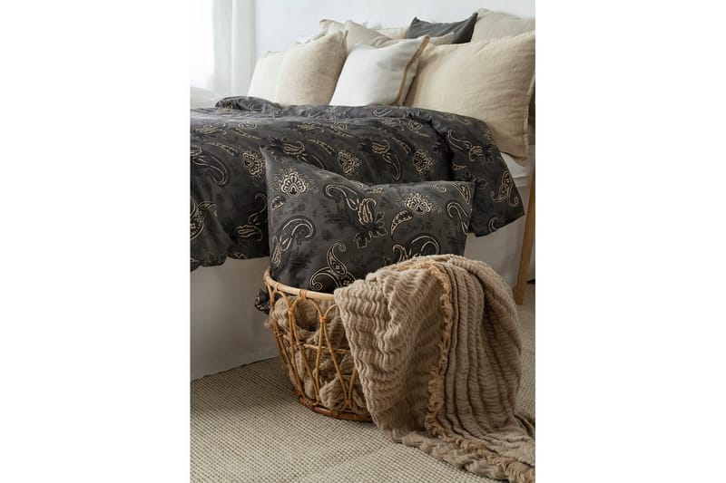 Dynetrekksett Enkeltseng 2-dels Tilly - Svart - Tekstiler - Sengetøy - Sengetøysett & dynetrekksett