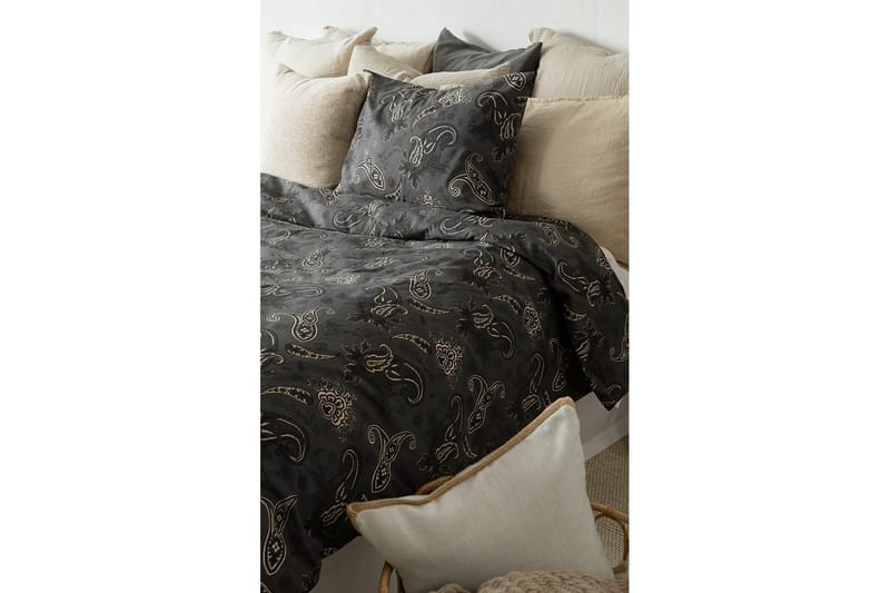 Dynetrekksett Enkeltseng 2-dels Tilly - Svart - Tekstiler - Sengetøy - Sengetøysett & dynetrekksett