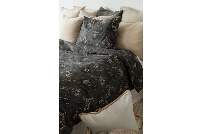 Dynetrekksett Enkeltseng 2-dels Tilly - Svart - Tekstiler - Sengetøy - Sengetøysett & dynetrekksett