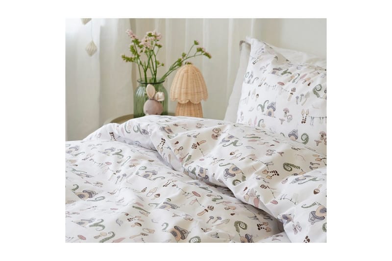 Dynetrekksett Enkeltseng 2-delt Fingal Pastell - Tekstiler - Barnetekstiler - Sengetøy til barn - Sprinkelseng sengetøy - Laken sprinkelseng