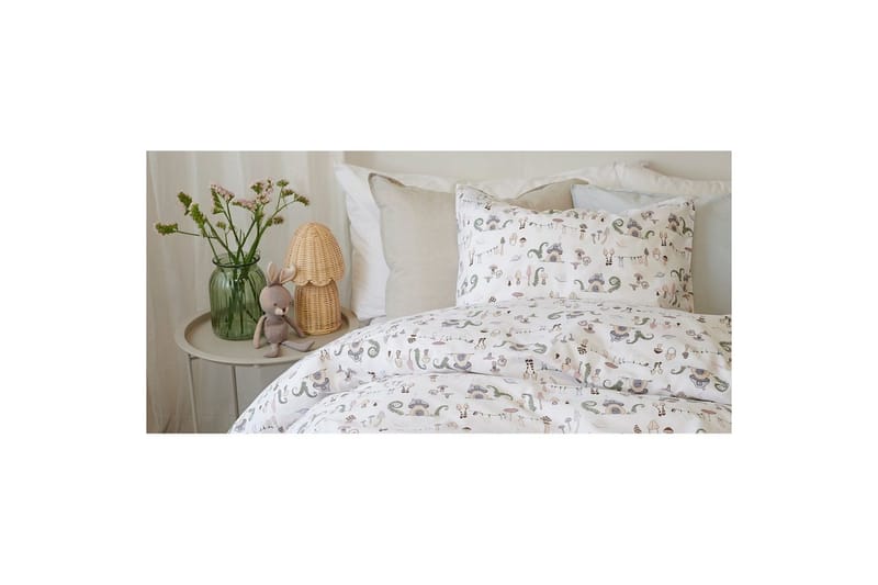 Dynetrekksett Enkeltseng 2-delt Fingal Pastell - Tekstiler - Barnetekstiler - Sengetøy til barn - Sprinkelseng sengetøy - Laken sprinkelseng