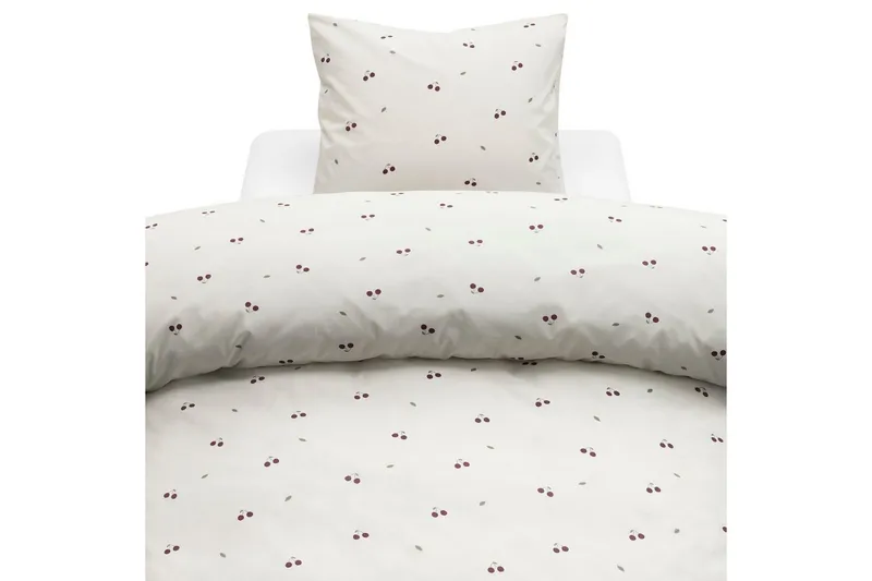 Dynetrekksett Enkeltseng 2-delt Kirsebær Sand, undefined