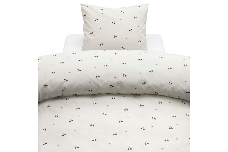 Dynetrekksett Enkeltseng 2-delt Kirsebær Sand, undefined