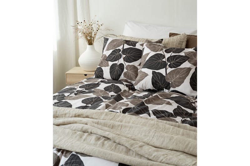 Dynetrekksett Enkeltseng 2-delt Levi - Brun - Tekstiler - Sengetøy - Sengetøysett & dynetrekksett