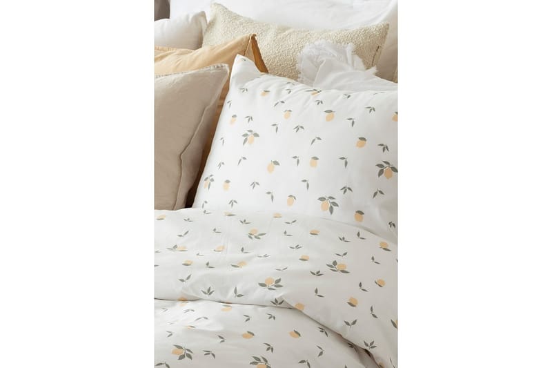 Dynetrekksett Enkeltseng 2-delt Sitroner Gul - Tekstiler - Sengetøy - Sengetøysett & dynetrekksett