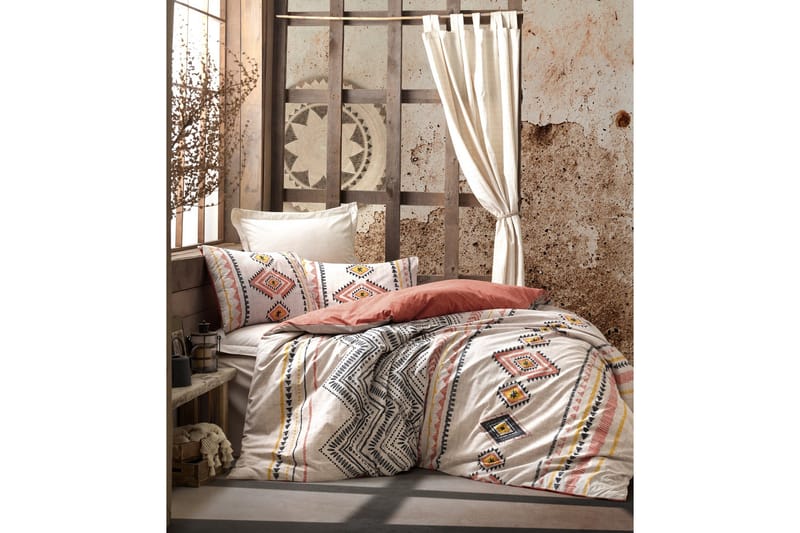 Cotton Box Ranforce Sengesett, Rød