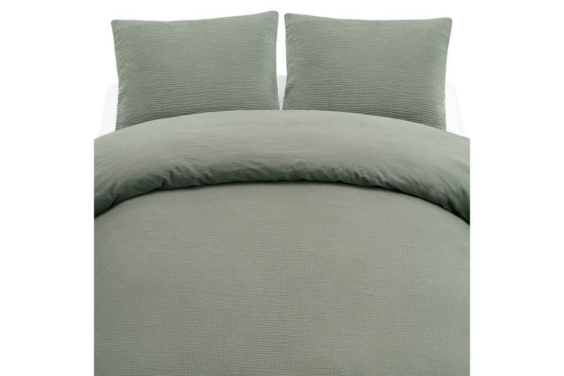 Dynetrekksett Dobbeltseng 3-Dels Rolling, Grønn