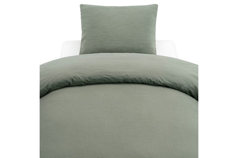 Dynetrekksett Dobbeltseng 3-Dels Rolling - Grønn - Tekstiler - Sengetøy - Sengetøysett & dynetrekksett - Sengesett enkeltseng