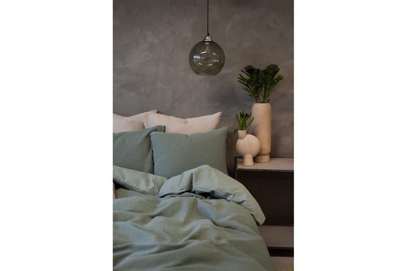 Dynetrekksett Dobbeltseng 3-Dels Rolling - Grønn - Tekstiler - Sengetøy - Sengetøysett & dynetrekksett - Sengesett enkeltseng